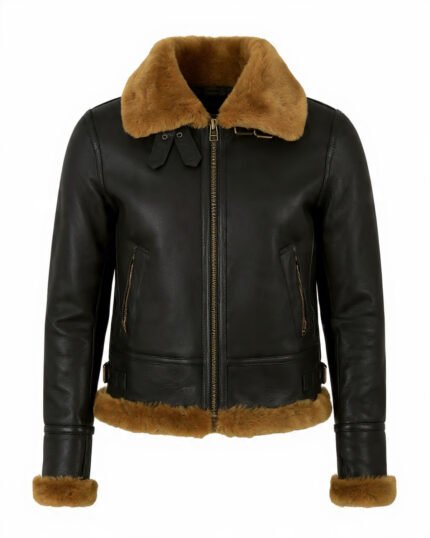 Women’s RAF B3 Aviator Bomber Leather Jacket