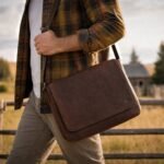 Limited Edition Roosevelt Buffalo Leather Messenger Bag - Image 2